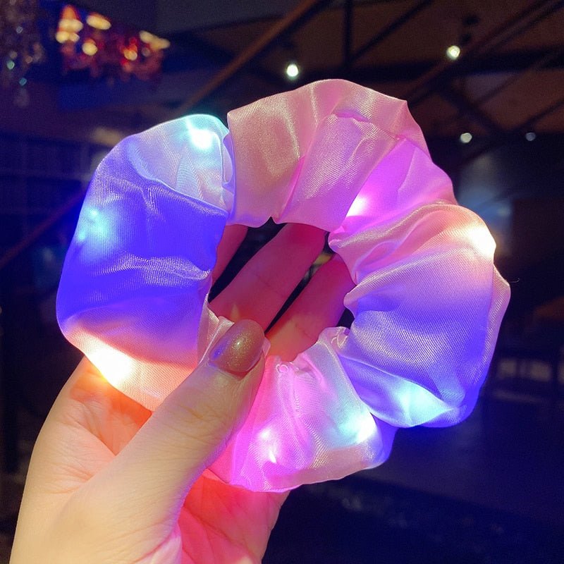 LED Luminous Scrunchies Hairband - Pride Fire - 496559_XGWRNHN -