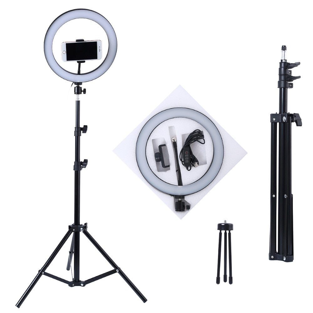 LED Selfie Ring Lamp With Stand Tripod - Pride Fire - 13139_UTMPB7W -