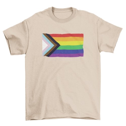 LGTBQ Pride Flag T-shirt - Pride Fire - VX215986UNGT5W2XL - T-shirts