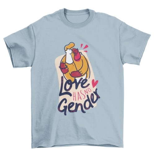 Love Has No Gender t-shirt - Pride Fire - VX165375UNGT4N2XL - T-shirts