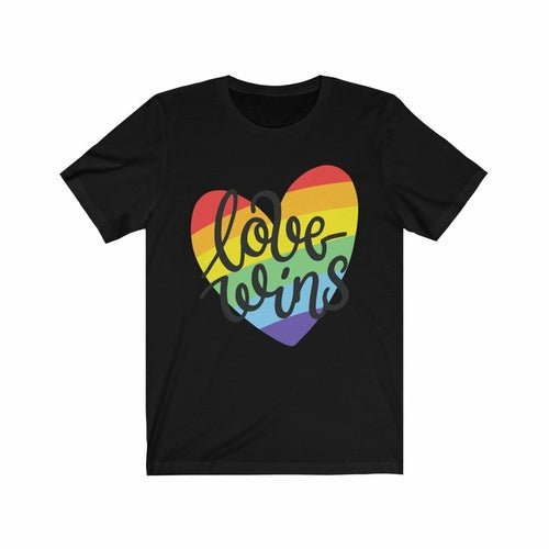 Love Wins Rainbow Heart t-shirt - Pride Fire - 796843431 - T-shirts