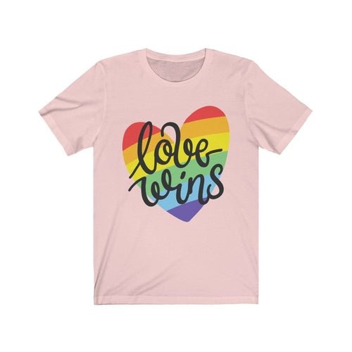 Love Wins Rainbow Heart t-shirt - Pride Fire - 796843935 - T-shirts