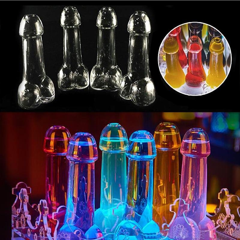 Penis Shape Cocktail Glass - Pride Fire - 7342_PKNFLPN -