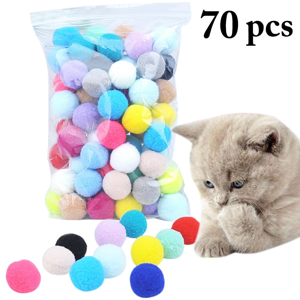 Pom Pom Toy Balls For Cats - Pride Fire - 840195_X7KO3CL -