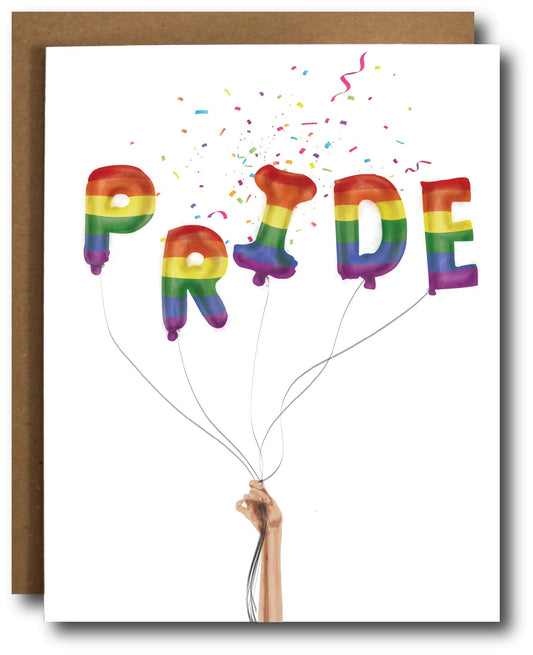 Pride Balloons Card - Pride Fire - PR-11 - Gifts