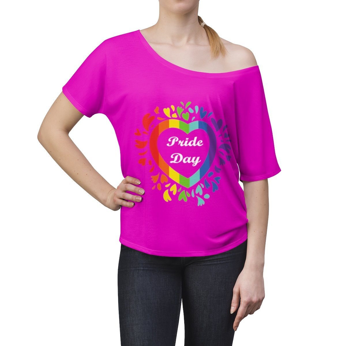 Pride Day Rainbow Heart Top - Pride Fire - 737758395 - T-shirts