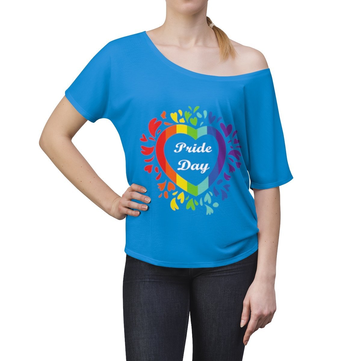 Pride Day Rainbow Heart Top - Pride Fire - 737758479 - T-shirts