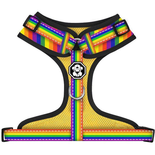 Pride Flag | Adjustable Mesh Harness - Pride Fire - MH0019MULL - Pets