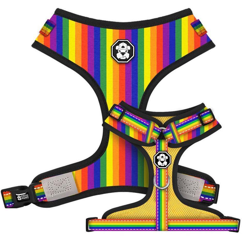 Pride Flag | Adjustable Mesh Harness - Pride Fire - MH0019MULL - Pets