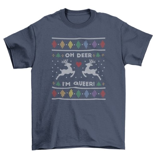 Queer Ugly Christmas t-shirt - Pride Fire - VX279684UNGT1N2XL - T-shirts