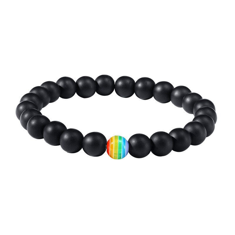 Rainbow Bead Pride Bracelets - Pride Fire - 483700_AAOO4YV -