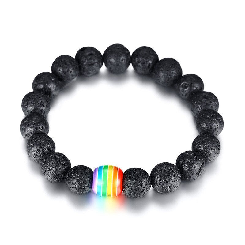 Rainbow Bead Pride Bracelets - Pride Fire - 483700_ZSFEMST -