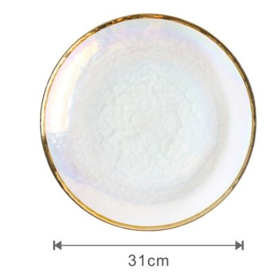 Rainbow Glass Dinner Plate - Pride Fire - 653218_TSGPSAB -