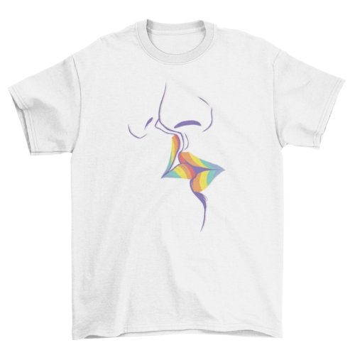 Rainbow Kiss t-shirt - Pride Fire - VX169646UNGT1W2XL - T-shirts