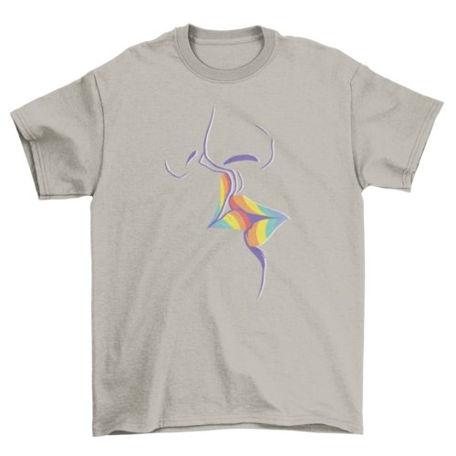 Rainbow Kiss t-shirt - Pride Fire - VX169646UNGT4Y2XL - T-shirts