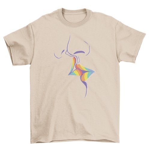 Rainbow Kiss t-shirt - Pride Fire - VX169646UNGT5W2XL - T-shirts