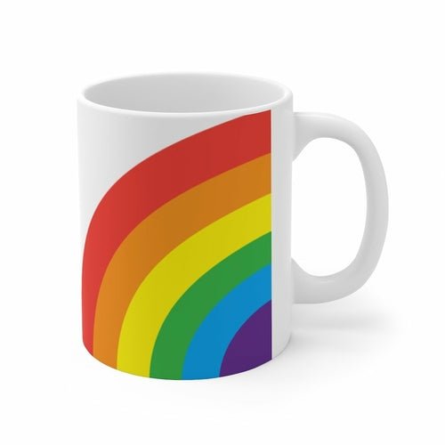 Rainbow Love Mug 11oz - Pride Fire - 2785327722 - Drinkware