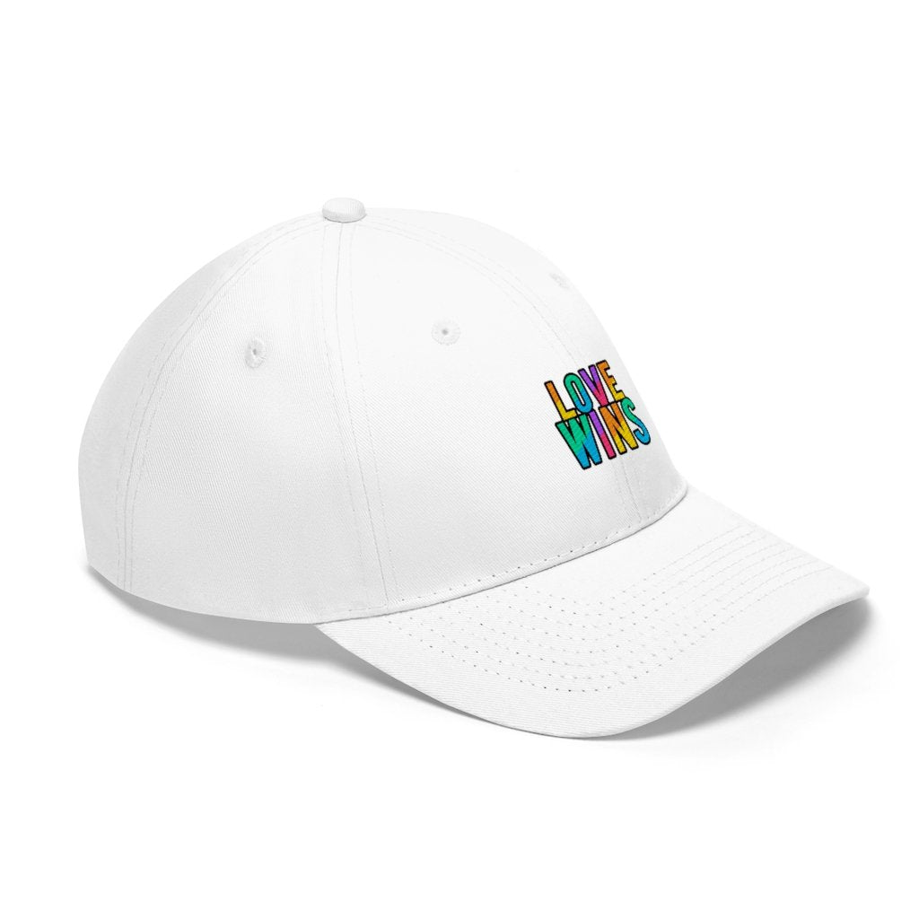 Rainbow Love Wins Unisex Twill Cap - Pride Fire - 2785201621 - Men's Clothing