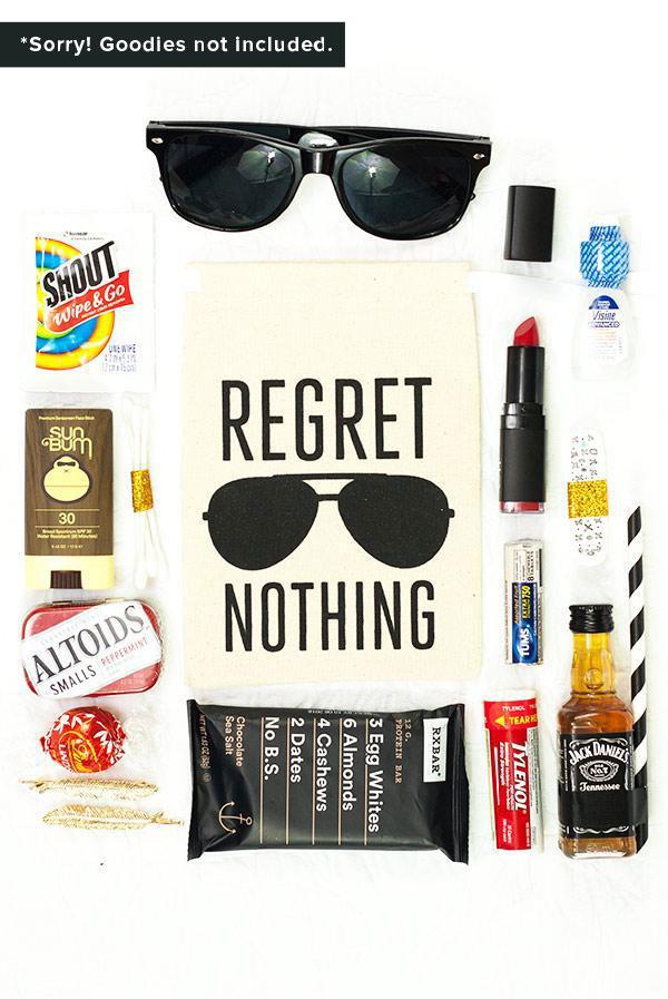 Rainbow Regret Nothing! Hangover Kit Bags - Pride Fire - F12-GDBAG-RBW-0046-NA - handbags