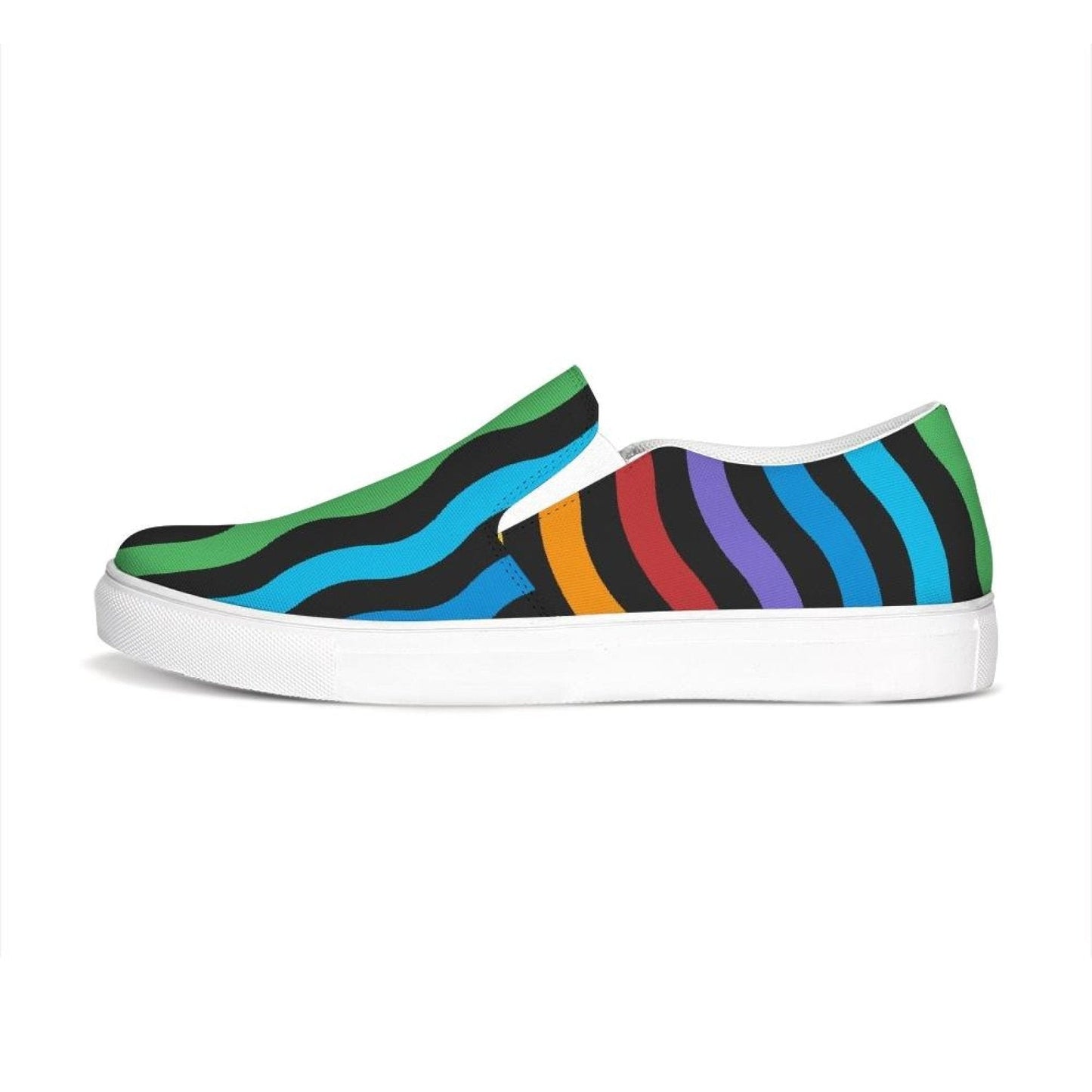 Rainbow Stripe Canvas Sports - Pride Fire - KCSU00500J8MJ420 - Sneakers & Runners