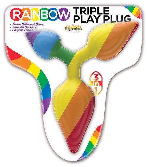 Rainbow Triple Plug - Pride Fire - HTP3249 - Accessories