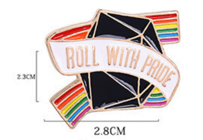 Roll-with-Pride Brooch - Pride Fire - 665413_R5GACYB -