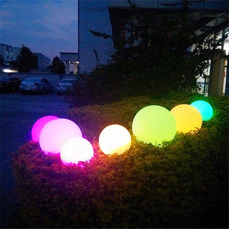 Waterproof Garden Ball LED Lights for Outdoor - Pride Fire - J5ZLK3B -